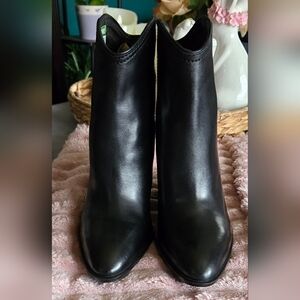 Zara Black Leather Boots